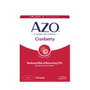AZO Pílulas de cranberry para a saúde de trato urinário para mulheres e homens, Suplemento de cranberry adulto, sem açúcar, Não-GMO, 50 Cápsulas Softgel