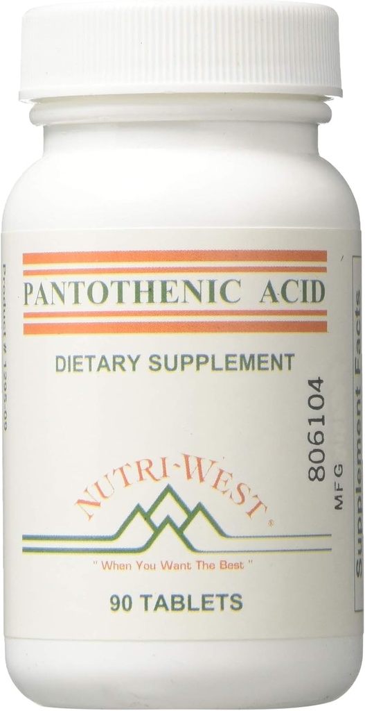 Nutri-West - Ácido Pantotênico 90 Comprimidos