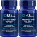 Extensão de vida Suporte Ocular MacuGuard com Saffron, 60 softgels (Pack de 2)