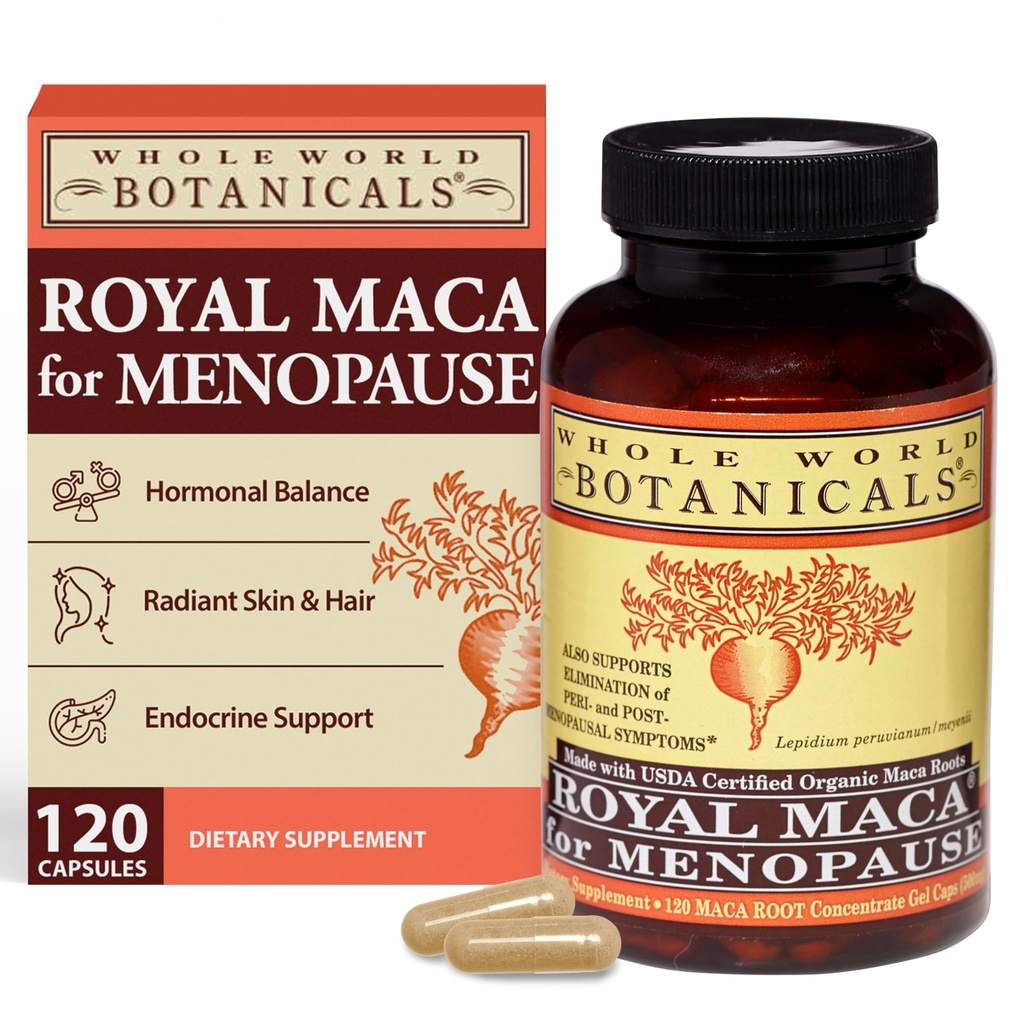 TODO O MUNDO BOTÂNICOS Maca Real para menopausa, 120 CT