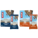 CLIF BAR - Barras de Proteínas Energéticas - Manteiga de Amendoim e Manteiga de Amendoim Banana com Chocolate Escuro - Pacote Variedade - Feito com Aveia Orgânica - Bares Energéticos - Não-GMO - (20 Pack)