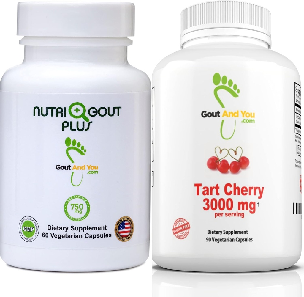 Got e você NutriGout Plus suporte ácido úrico e extrato de cereja torta 3000 mg pacote