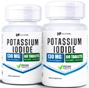 Comprimidos de Iodeto de Potássio HealthFare 130 mg 120 comprimidos de dissolução rápida (2 embalagens) Ki Pills