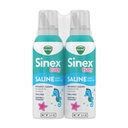 VICKS Sinex Spray Salino bebê, Nasal suave livre de drogas Mist, Limpa instantaneamente todos os dias narizes recheados, acalma e hidrata, seguro para uso diário, gentil para todas as idades, 5 OZ x 2