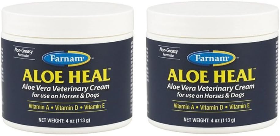 (2 Pacote) Farnam Aloe Heal creme veterinário com Aloe