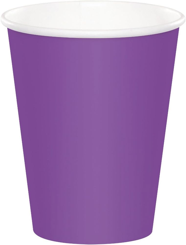 Copa de papel Ametista de Conversão Criativa, 24 Count (Pack of 1), Roxo