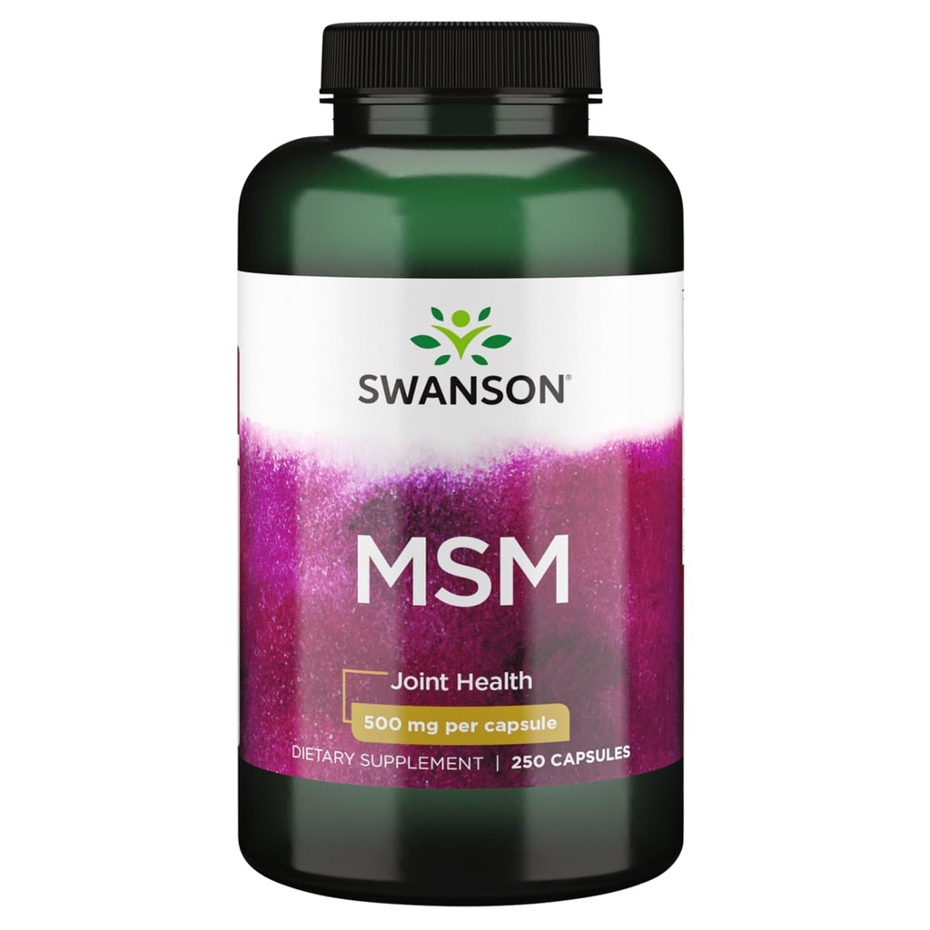 Swanson Msm 500 Milligrams 250 Cápsulas