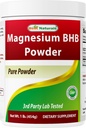 Melhor Natural Magnésio BHB Pó 1 Lb