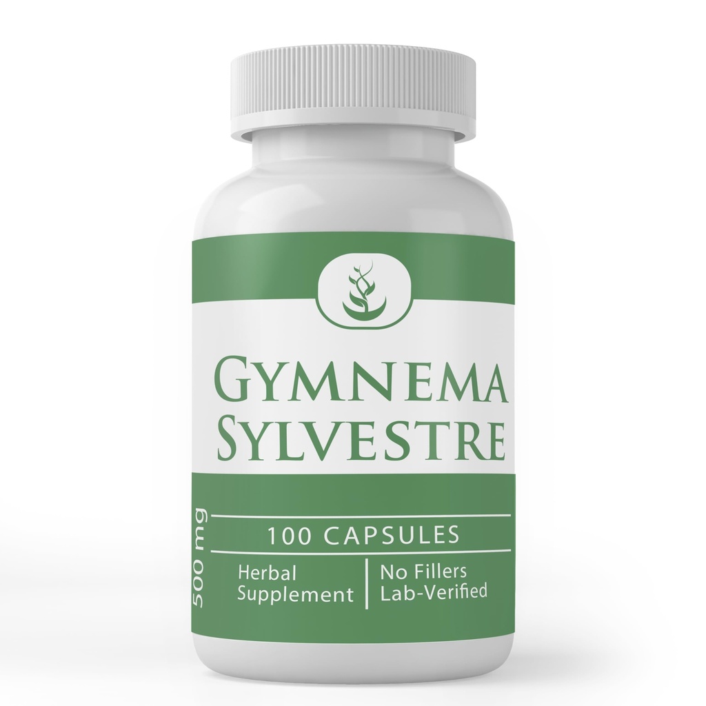 INGREDIENTES ORIGINAIS PUROS Gymnema Sylvestre, (100 cápsulas), sempre puro, sem aditivos ou enchimentos, laboratório verificado