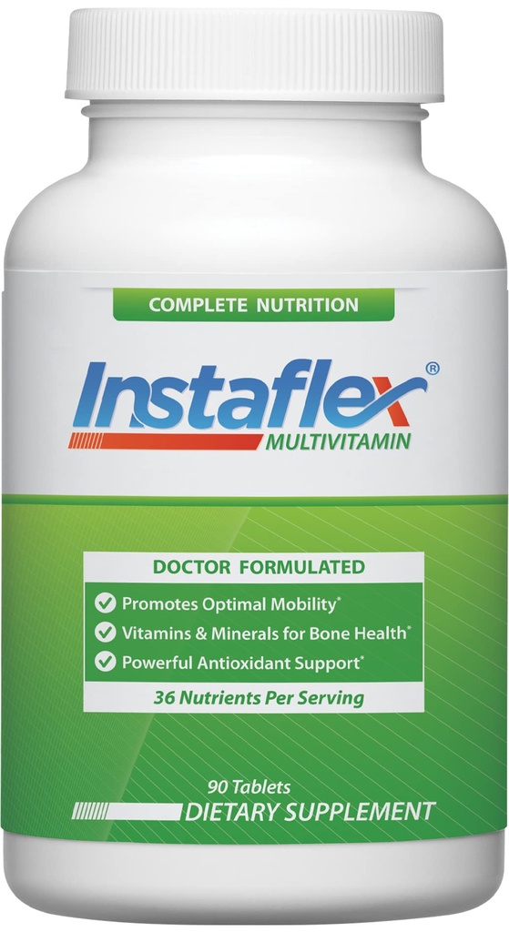 Instaflex Multivitamin - Suplemento de apoio conjunto, apoia mobilidade e saúde óssea, 90 comprimidos