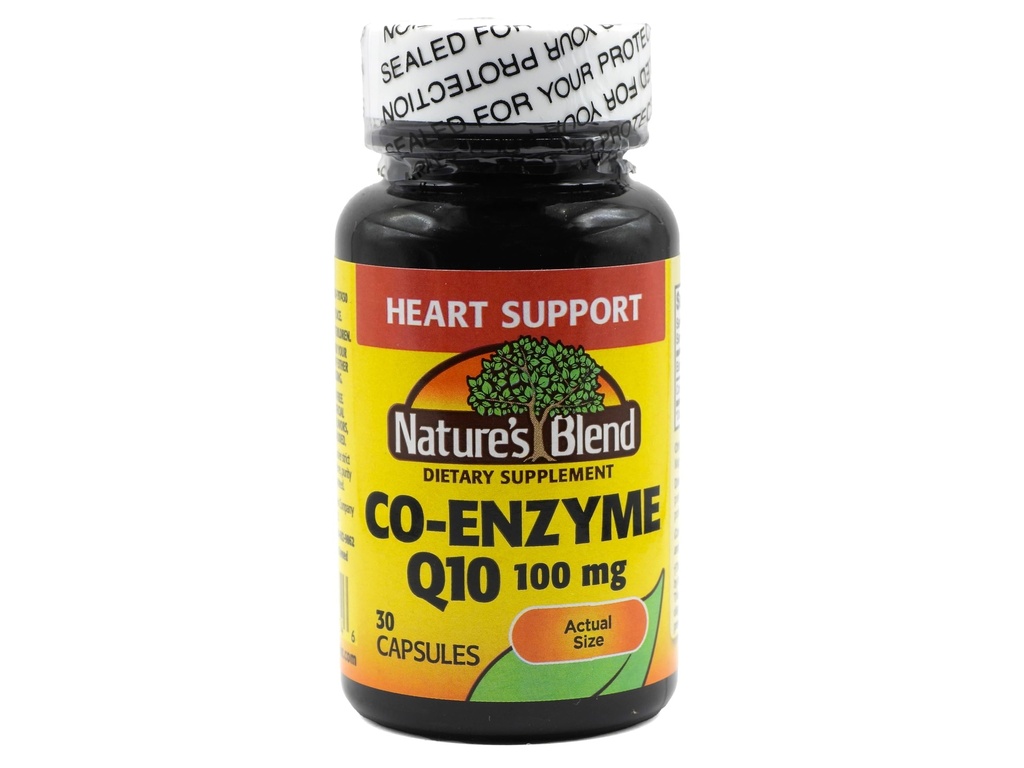 Mistura da Natureza de Coenzima Q10 100 mg 30 Cápsulas
