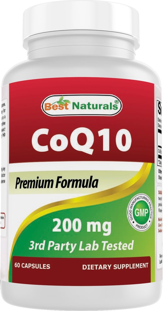 Best Naturals COQ10 200 mg, 60 Cápsulas