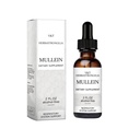 Folha de Mullein genérica. Gotas de Tintura. 2fl oz. Sem álcool. Extracto líquido. Vegan. Não - OGM e OGM Grátis. Suplemento de ervas. Orgânico. Lung Cleanse. Imune, suporte respiratório. Detox