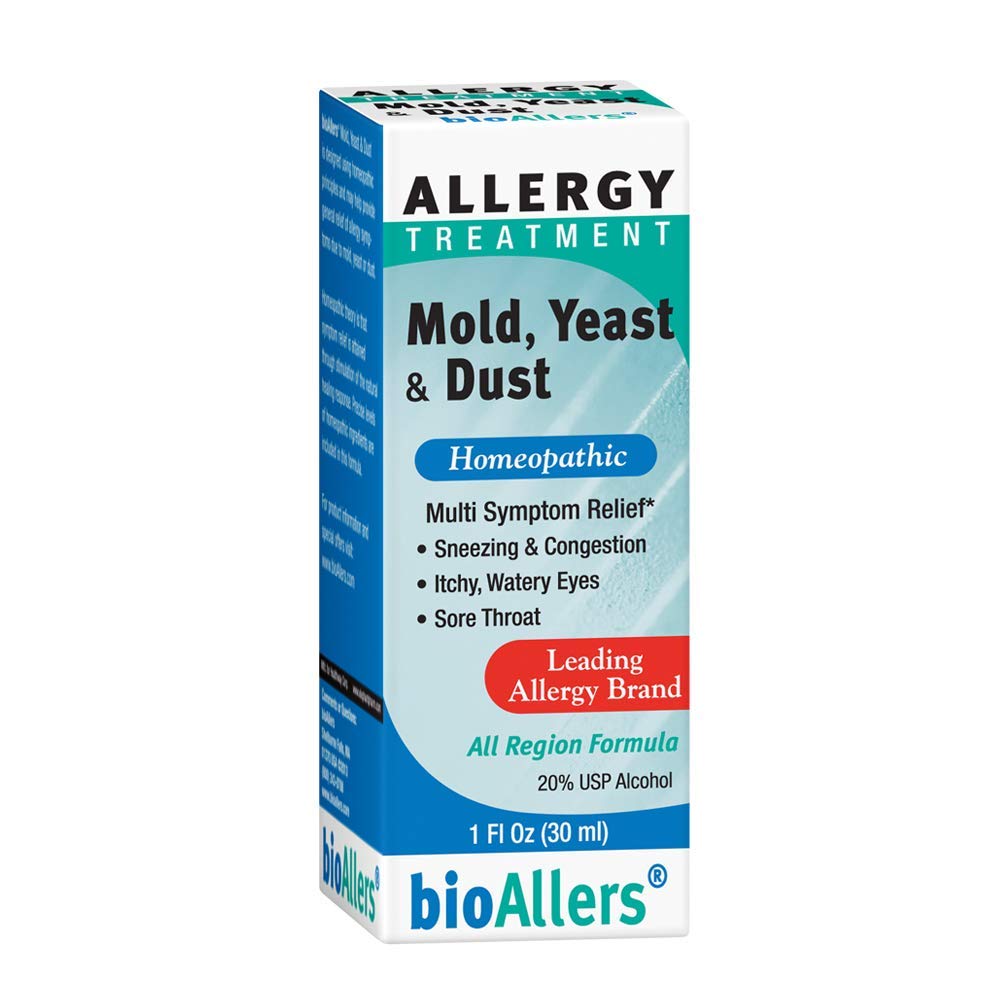 NaturalCare by bioAllers Tratamento de alergia Fórmula homeopática Pode ajudar a aliviar os espirros, congestão, coceira, erupções cutâneas e olhos aguados 1 Fl Oz (371400702017)