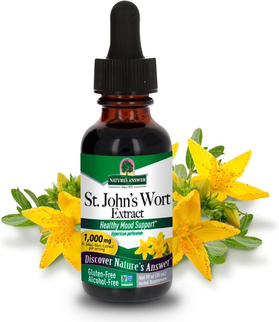 Resposta da natureza St. John's Wort Álcool-Liquido Extrato (Hypericum Perforatum)