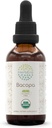 HerbEra Bacopa B60 USDA Tintura Orgânica Extrato Livre de Álcool, Gotas de Ervas de Alta Potência, Relaxamento, Efeito Cognitivo Positivo