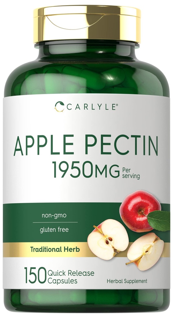 Cápsulas de Carlyle Apple Pectin 50mg 150 comprimidos .