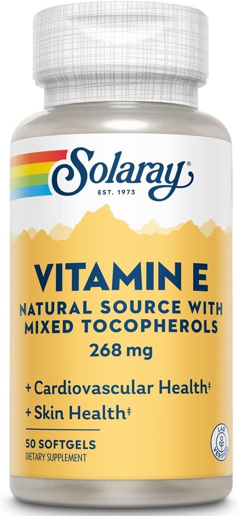 Solaray Vitamina E d-Alpha Tocoferol 268mg (400 UI)