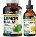 BIO KRAUTER Balm 250 Cápsulas & St. John’s Wort Tintura 4 Fl. Oz.