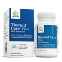 Terry Naturalmente Thyroid Care Plus - Iodine + L-Tirosina, 60 Cápsulas - Suplemento de suporte de tireóide com Selênio, Promove Energia e Metabolismo - Não-GMO, Gluten-Free, Kosher - 30 Servings