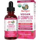 MaryRuth Orgânicos Vitamina B Complexo de Vitaminas B Complexo de Vitaminas ; Biotina ; Vitamina B12 ; Niacin ; Folato ; Suplemento de Suporte Metabólico ; Vegan ; USDA Orgânico ; Não-GMO ; Gluten Livre ; 2 meses de fornecimento