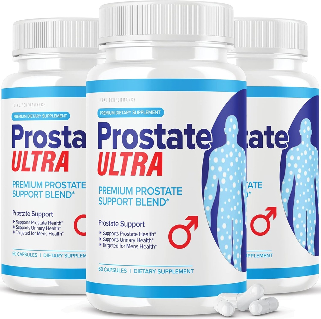 (3 Pack) Prostate Ultra Supplements for Men Próstate Health Formula (180 Cápsulas)
