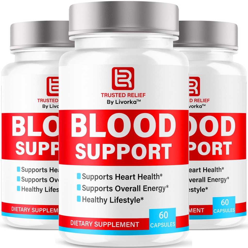 (3 Pack) Trusted Relief Blood Support Cápsulas - Oficial Trusted Relief Blood Support Pills Vitamina, Natural Trusted Relief Advanced Premium Formula Wellness & Overal Health, 90 Cápsulas para 3 meses