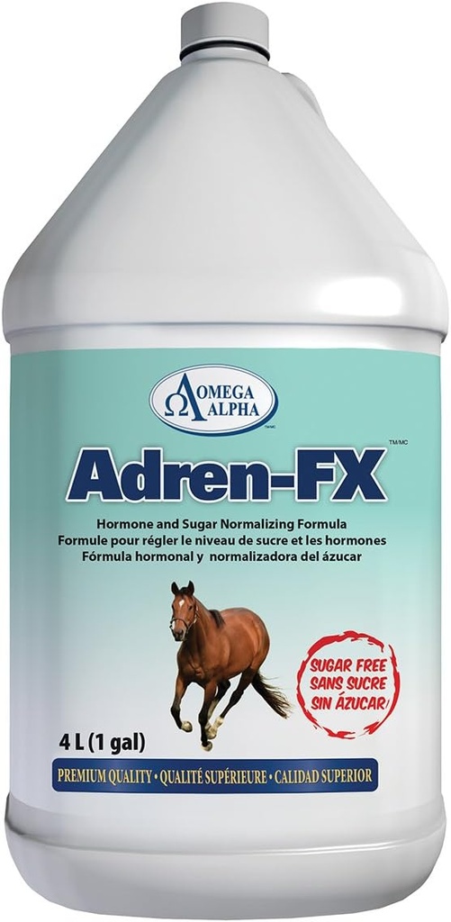 Ómega Alpha Adren-Fx Cushings Fórmula Gallon (128 onças)