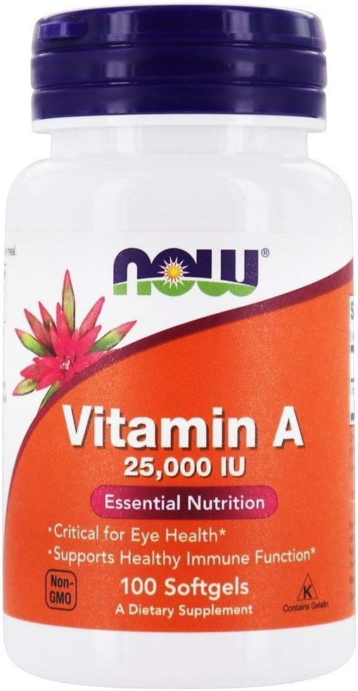 AGORA Alimentos - Vitamina A 25000 UI - 100 Softgels