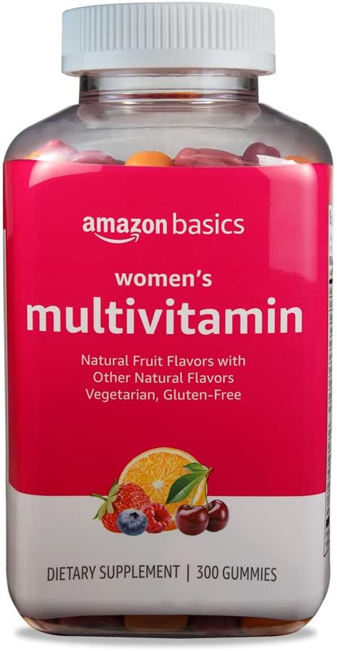 Fundamentos Multivitamin feminino, 300 Gummies (150 Servings) (Anteriormente Solimo)