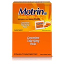 Motrin IB - comprimidos de ibuprofeno, dois comprimidos por embalagem, 50 pacotes Total, uma caixa