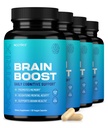 Nootrix Brain Boost Nootropic Supplement (Suporta Memória, Foco Mental, Saúde Cognitiva e Energia) Sem cafeína, promove humor saudável e função cerebral w/Gingko Biloba & DMAE 240 Cápsulas