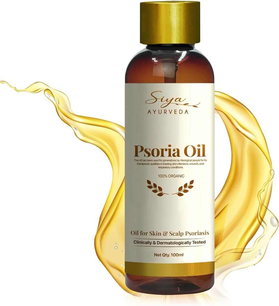 Óleo de tratamento de Psoríase de Siya Ayurveda para alívio natural