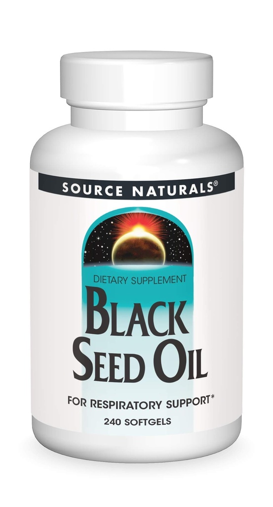 Fonte Naturals Black Cumin Seed Oil for Respiratory Support - 240 Softgels