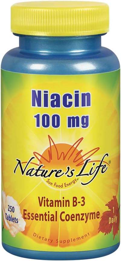 Naturezas Vida Niacin 100mg Suplemento vitamina B3