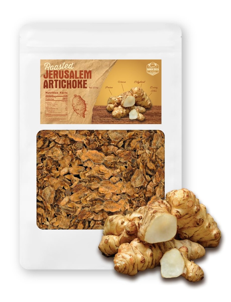 (8 oz) Agricultor Rainha Assada Jerusalém Alcachofra Helianthus Tuberosus rico Inulin Polifenol Dietário Fibe