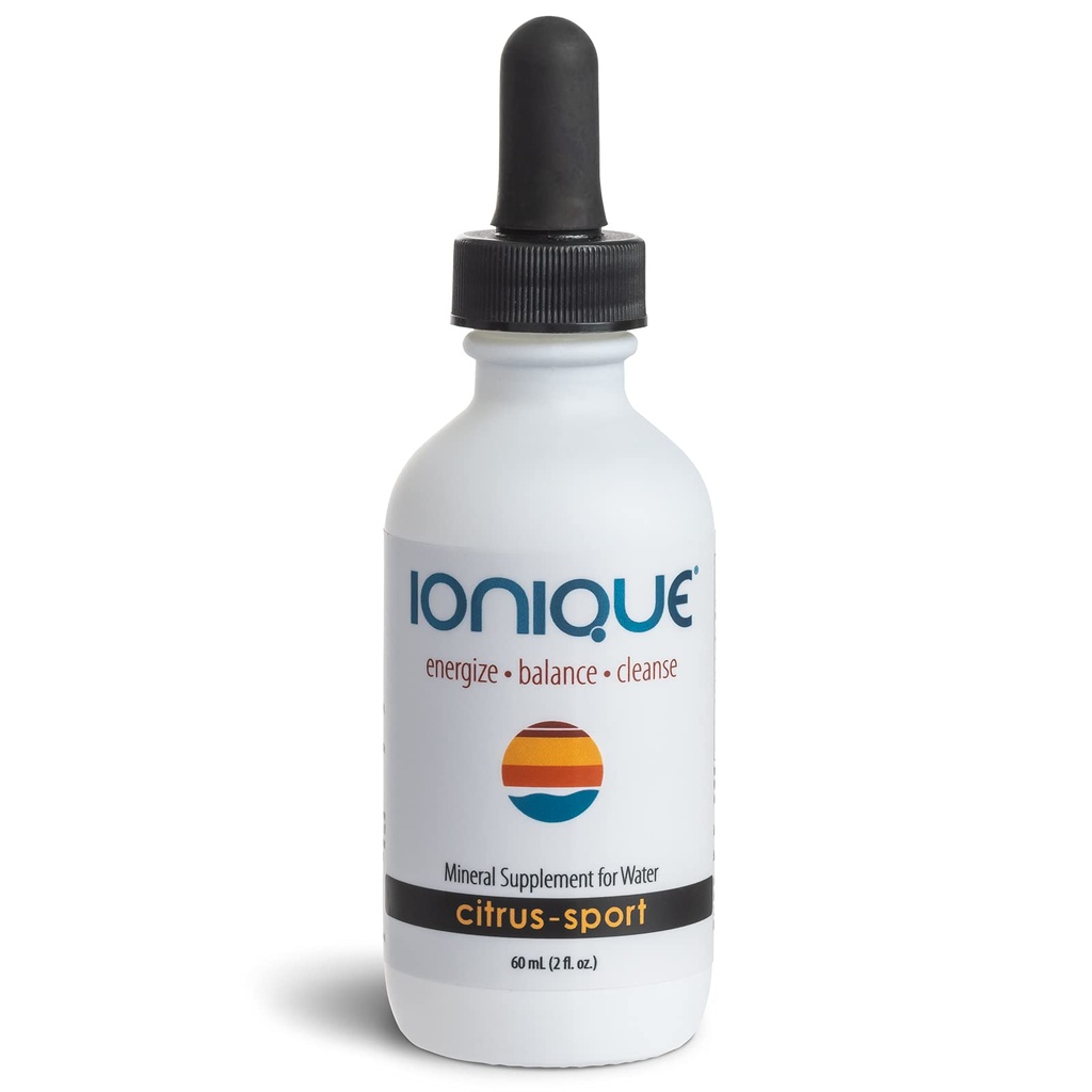 NOVO Suplemento Mineral Ionique para Água - Magnésio, Sistema de Hidratação de Minerais e Eletrolíticos Traço, Suporte para Enxaqueca, Obstipação, Nevoeiro Cerebral, Cães Músculos, Sono, Uma garrafa de 2 onças de gotas líquidas