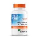 Médicos melhor complexo B totalmente ativo, Energia e suporte celular, Não-GMO, Gluten Free, Soy Free, Vegan 30 Veggie Caps