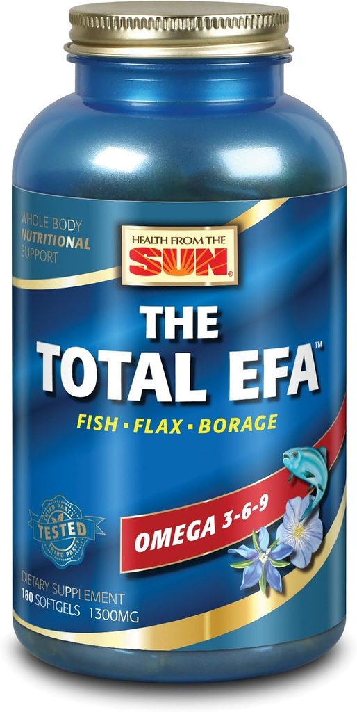 Saúde do Sol A EFA total, 180 Softgels