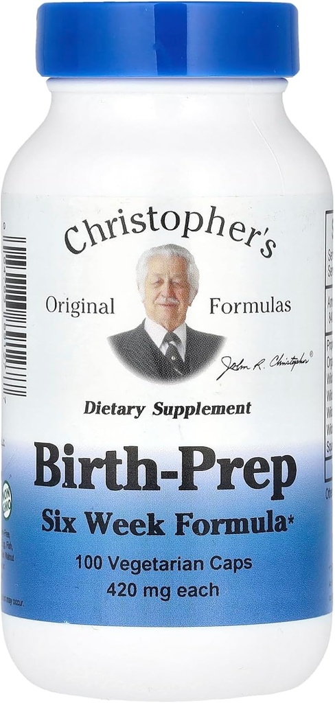 Dr. Christopher's Birth Prep - 100 cápsulas vegetarianas