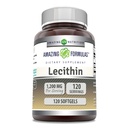 Fórmulas surpreendentes Lecitina 1200 mg Suplemento Softgels