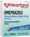 Omeprazol 20mg □ Medicina de alívio da azia □ Redutor de ácido de libertação atrasado Tablet □ Comprimidos antiácidos para refluxo ácido