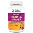 Dr. Berg Vitaminas Pré-Natais Naturais para Mulheres (Grávidas e Enfermagem) - Vitaminas Pré-Natais com Folato, Vitaminas, Minerais, Ómega, & 11 Superalimentos Poderosos - Mulheres Multivitamino Pré-Natal - 60 Cápsulas