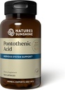 Ácido Pantotênico Sunshine da natureza, 100 cápsulas de vitamina B5 suporta os sistemas nervosos, ajuda a função da glândula adrenal, e é necessário para fazer certos hormônios