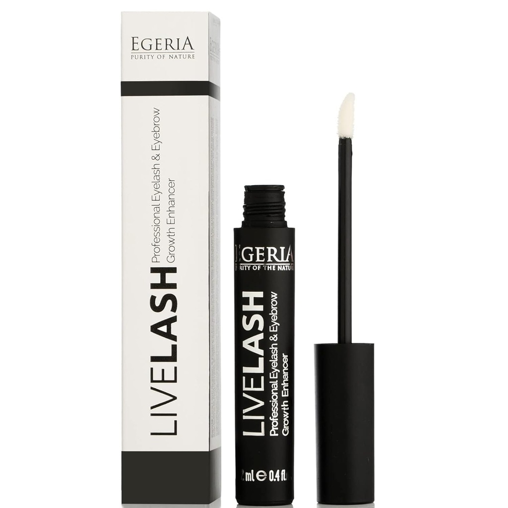 Serum de crescimento de cílios Premium e Enhancer de sobrancelha por Egeria, Lash impulso Serum para Lash mais longo, Mais grosso Lashes & Brows (1 PCS)