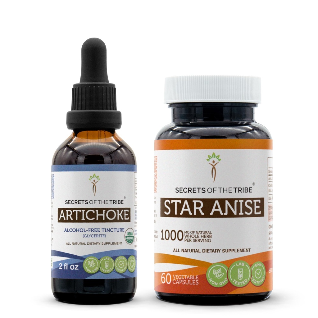 Alcachofra USDA Cápsulas Orgânicas e Estrelas (2 pcs.)