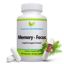 Cérebro Suplemento – Memória, Foco & Clareza - All-natural Brain Boosting suplemento – Formulado com um enorme 41 Ingredientes Nootrópicos: Choline, Pho esfatidilserina, Extrato de Bacopa, Huperzina A
