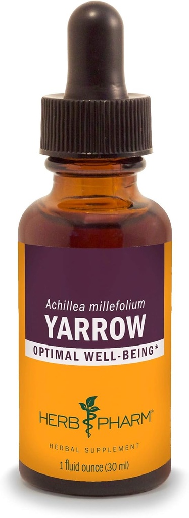 Erva Pharm Yarrow Floring Tops Extrato Líquido - 1 onça