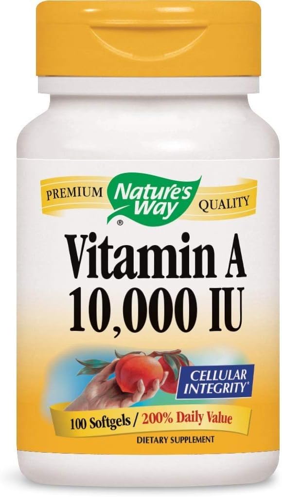 Via Natural Vitamina A, 100 Count (Pack of 4)