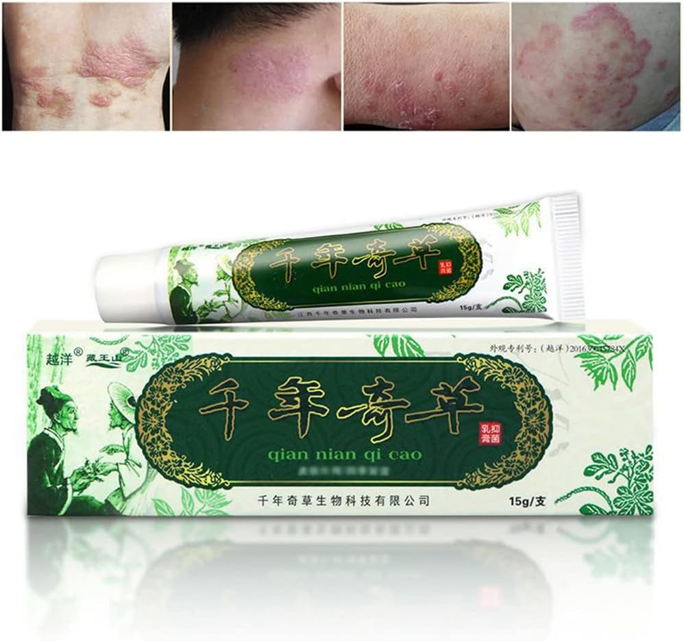 Oversea Thousand-year Herbal Cream Chinese Herbal Eczema, Psoríase Cremes Dermatite e Eczema Pruritus Psoríase JIULIN Pomada